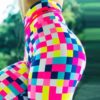 Multi-Colored Printed Leggings With Logo - Image 2