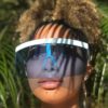hijab sportswear wide sunglasses