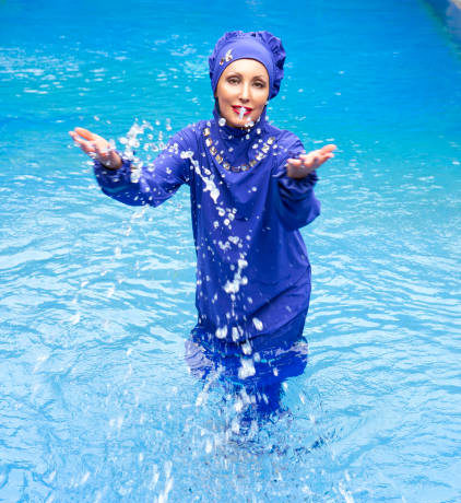 Hijab Sportswear Muslim Swimwear