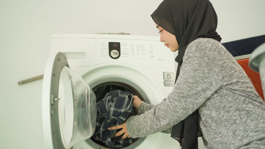 Wash And Maintain Hijab