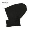 Stretchy Cotton Hijab Cap Turban Bonnet in black Color