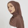 Quality Cotton Jersey Plain Scarf - Image 3