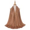 Instant Cotton Jersey Hijab Scarf in Camel color