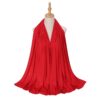 Instant Cotton Jersey Hijab Scarf in Red color