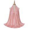 Instant Cotton Jersey Hijab Scarf in Blood Toothpowder color