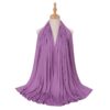 Instant Cotton Jersey Hijab Scarf in Taro Purple color